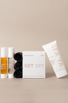 Back to basics bundle in front of beige background