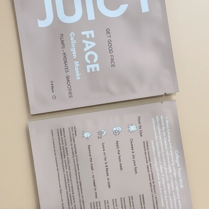 Juicy Face - Collagen Masks (3 Pack) - Get Good Face