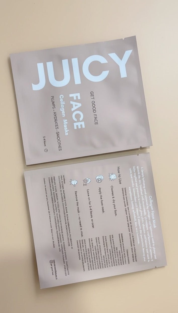 Juicy Face - Collagen Masks (3 Pack) - Get Good Face